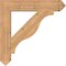 Ekena Millwork Funston Arts & Crafts Smooth Bracket, Western Red Cedar, 5 1/2"W x 34"D x 34"H BKT06X34X34FST03SWR - alternate 3